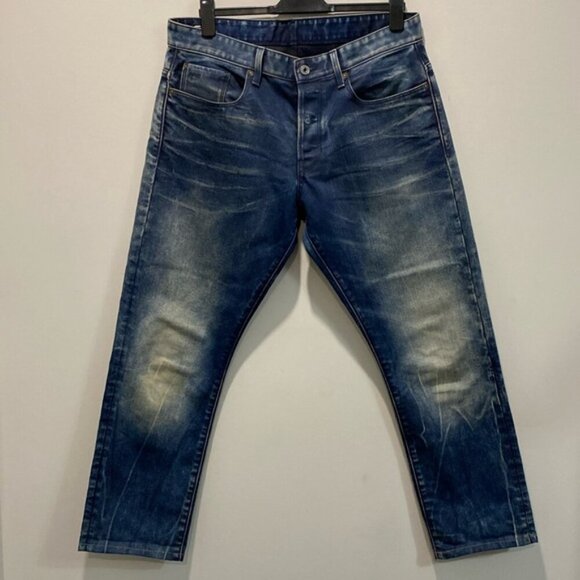 G-Star Raw 3301 Tapered Jeans Size 34 - Picture 2 of 15
